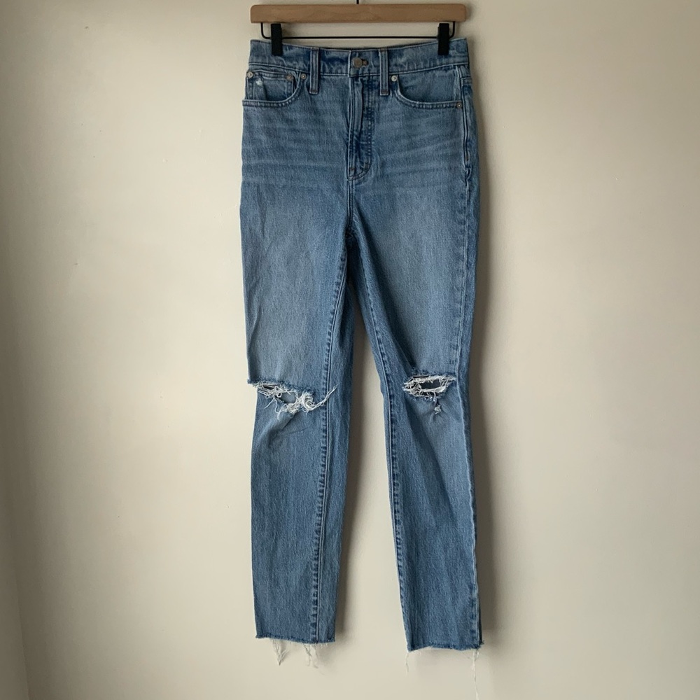 MADEWELL Jeans The Perfect Vintage Blue Size 27T - Picture 2 of 10